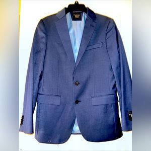 New Penguin By Munsingwear Mens Wool Blend Two-Button Suit Jacket Blazer  38R